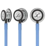 3M Littmann Classic III  5959 Stethoscope, Mirror Finish Chestpiece, CeilBlue Tube, Smoke Stem and Headset - Image 4