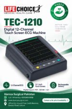 LifeChoice TEC-1210 Digital 12-Channel Touch Screen ECG Machine - Image 2