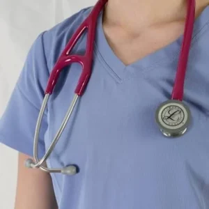 3M™ Littmann® Cardiology IV™ Stethoscope, 6158, Standard-Finish Chestpiece, Raspberry Tube, 27 in