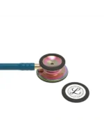 3M Littmann Classic III Stethoscope, 5807, Rainbow-Finish, CarribbeanBlue Tube, 27 in, 3 Each/Case - Image 2