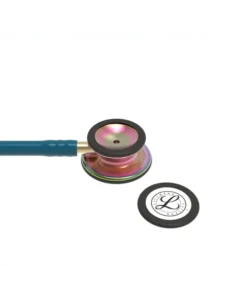 3M Littmann Classic III Stethoscope, 5807, Rainbow-Finish, CarribbeanBlue Tube, 27 in, 3 Each/Case