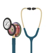 3M Littmann Classic III Stethoscope, 5807, Rainbow-Finish, CarribbeanBlue Tube, 27 in, 3 Each/Case