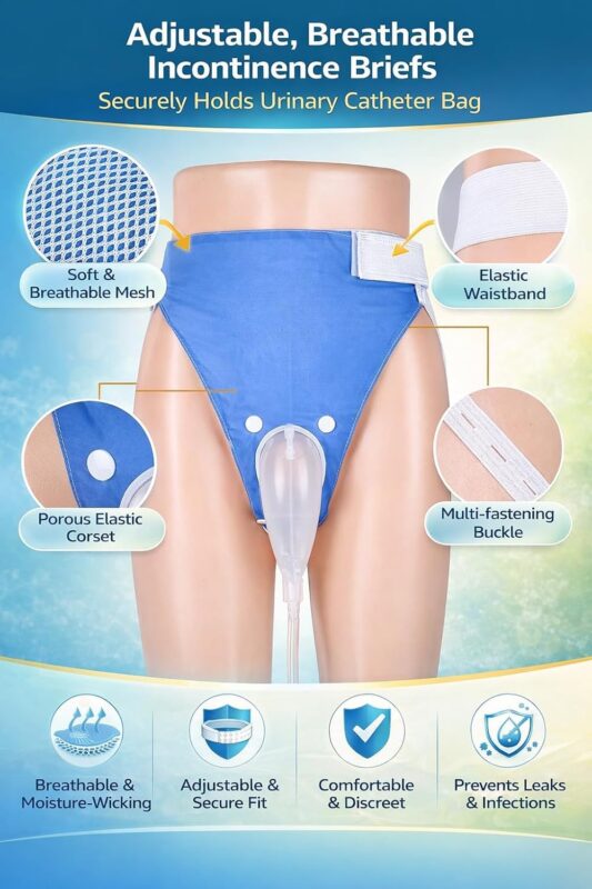 YMC Original Silicone Urine Collection Bag for Male & Female Patients