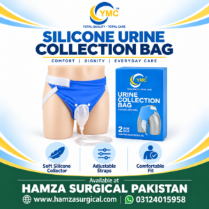 YMC Original Silicone Urine Collection Bag for Male & Female Patients