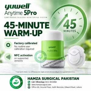 Yuwell Anytime 5Pro Continuous Glucose Monitoring System – 16-Days Sensor