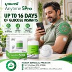 Yuwell Anytime 5Pro Continuous Glucose Monitoring System – 16-Days Sensor - Image 3