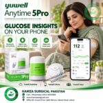 Yuwell Anytime 5Pro Continuous Glucose Monitoring System – 16-Days Sensor - Image 7