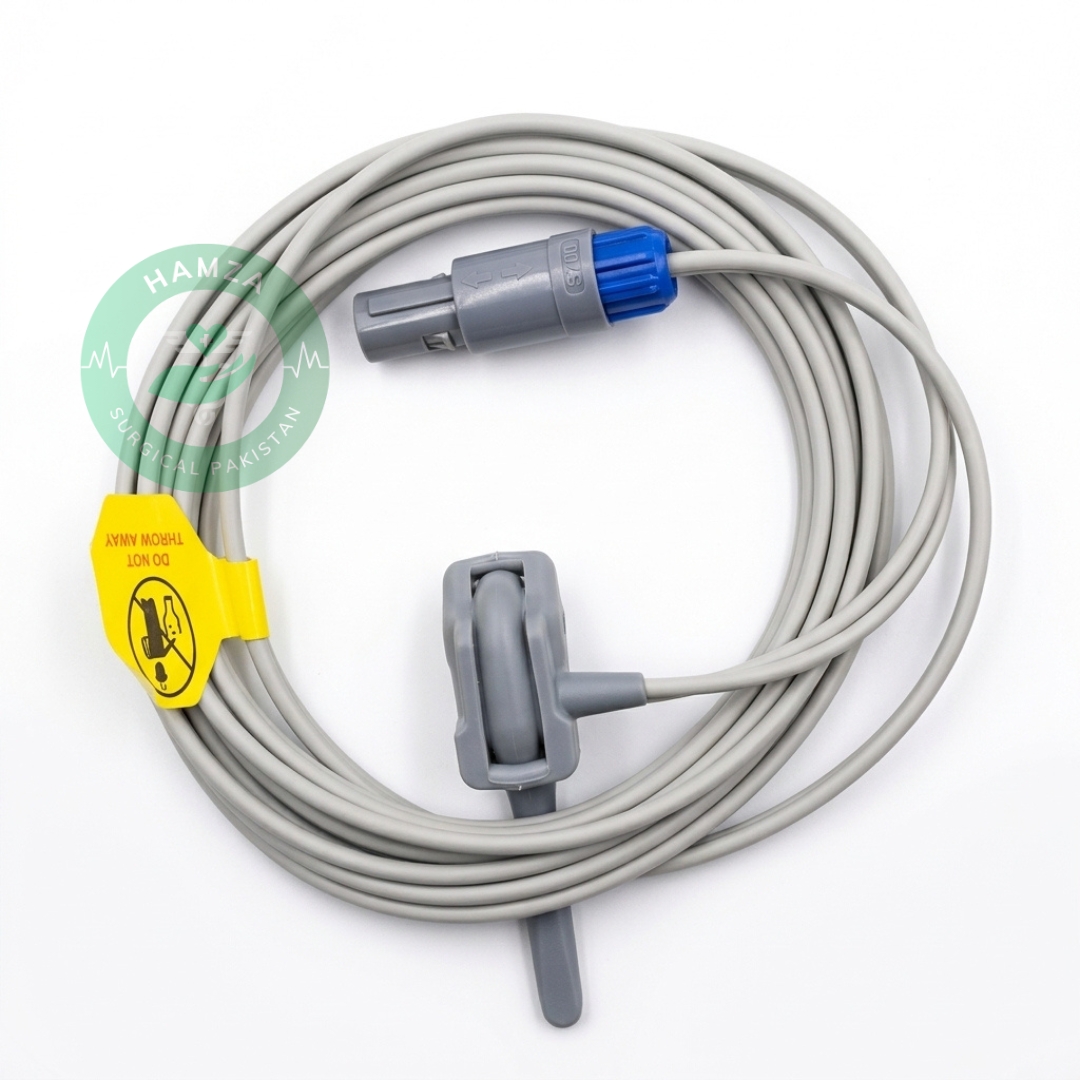 Contec CMS 60D Neonate SpO₂ Sensor Probe for BPL Ultima Prime Monitor | 3 Meter Cable | 1 Cut 5 Pin Connector Contec CMS 60D Neonate SpO₂ Sensor Probe for BPL Ultima Prime Monitor | 3 Meter Cable | 1 Cut 5 Pin Connector